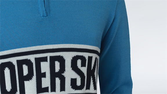 Men's retro knitted sweater SKI